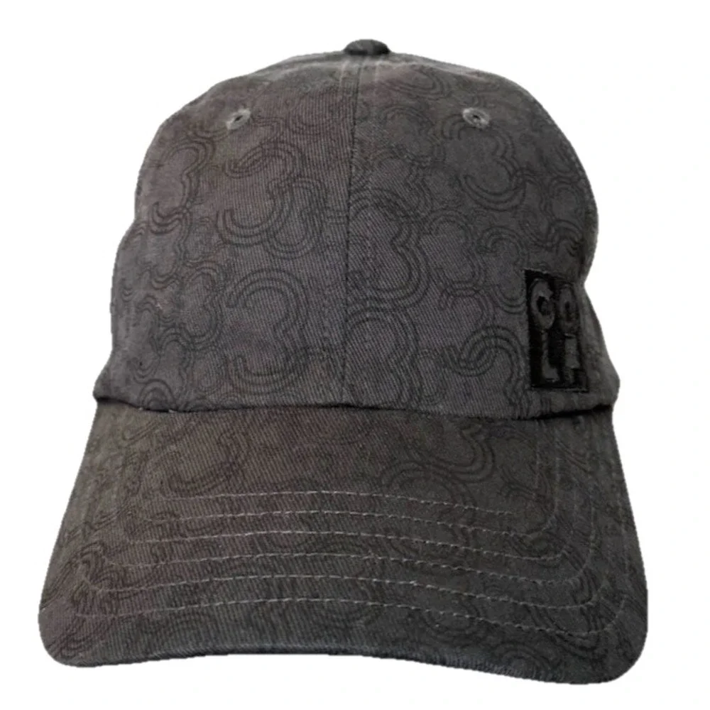 Adidas Golf Hat Women's Par 3 Black Gray Cap Cotton Adjustable Snapback